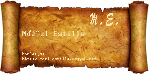 Mözl Estilla névjegykártya